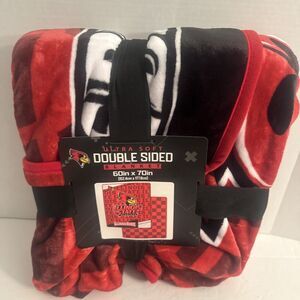 New NCAA Illinois State Redbirds Throw Blanket 60x70 Ultra Soft NWT